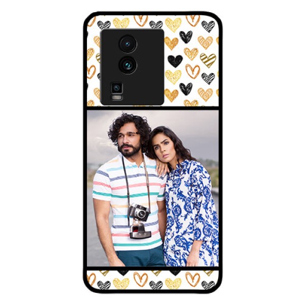 iQOO Neo 7 5G Photo Printing on Glass Case - Love Symbol Design