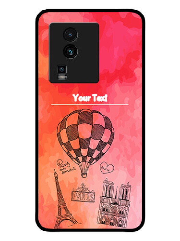 Custom iQOO Neo 7 5G Custom Glass Phone Case - Paris Theme Design