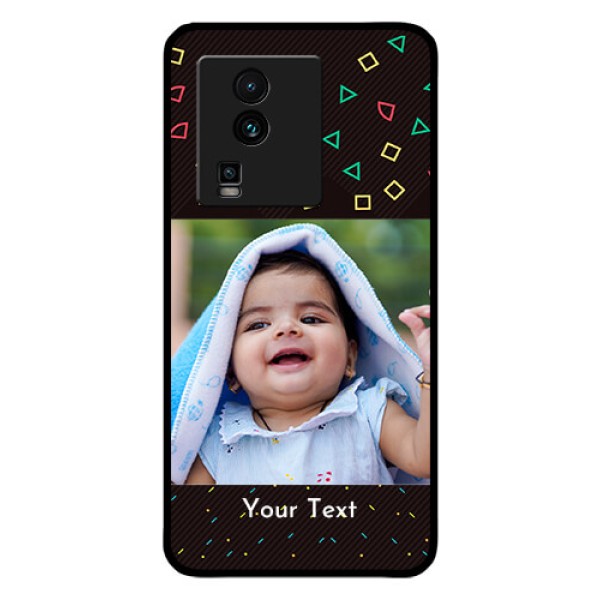 iQOO Neo 7 5G Custom Glass Phone Case - with confetti birthday design iQOO Neo 7 5G Custom Glass Phone Case - with confetti birthday design