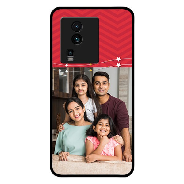iQOO Neo 7 5G Personalized Glass Phone Case - Happy Family Design