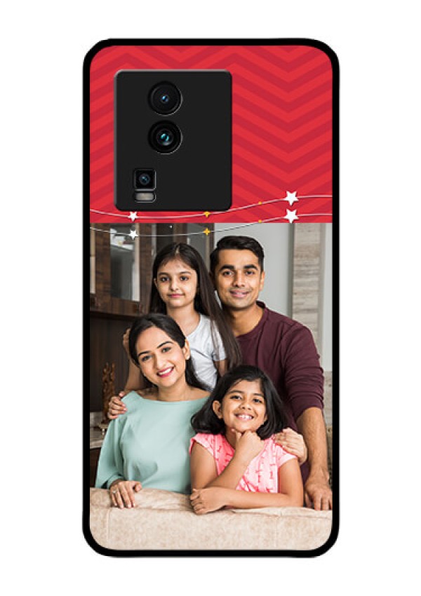 iQOO Neo 7 5G Personalized Glass Phone Case - Happy Family Design