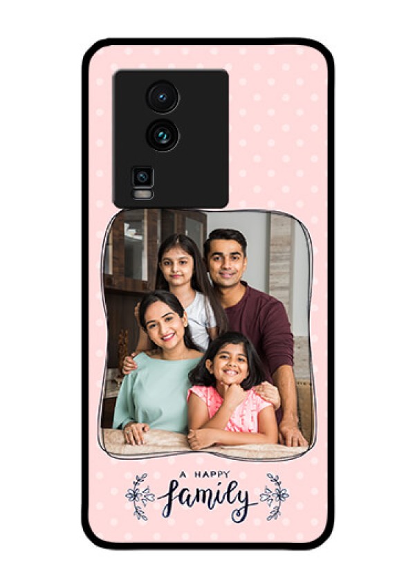 iQOO Neo 7 5G Custom Glass Phone Case - Family with Dots Design