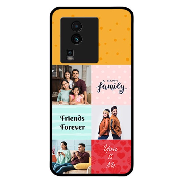 iQOO Neo 7 5G Personalized Glass Phone Case - Images with Quotes Design