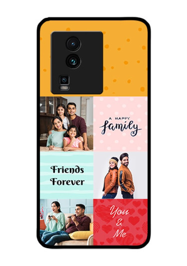 iQOO Neo 7 5G Personalized Glass Phone Case - Images with Quotes Design