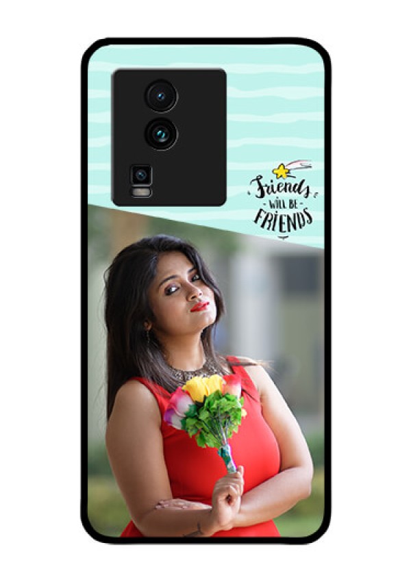 iQOO Neo 7 5G Custom Glass Phone Case - Friends Picture Icon Design