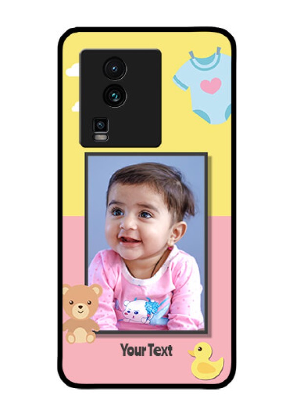 iQOO Neo 7 5G Photo Printing on Glass Case - Kids 2 Color Design