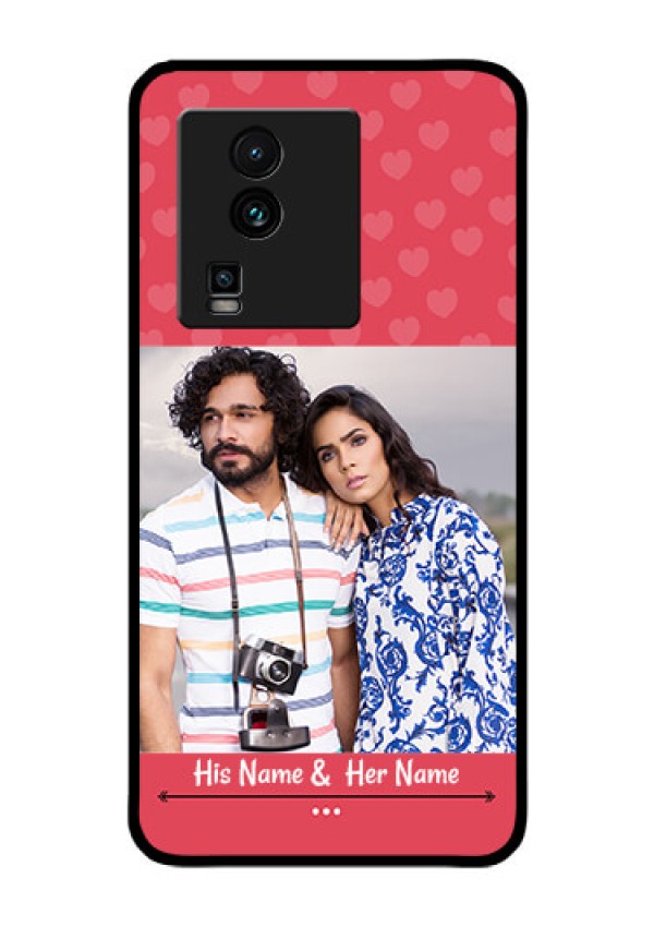 iQOO Neo 7 5G Photo Printing on Glass Case - Simple Love Design