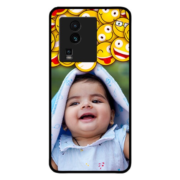 iQOO Neo 7 5G Custom Glass Mobile Case - with Smiley Emoji Design iQOO Neo 7 5G Custom Glass Mobile Case - with Smiley Emoji Design