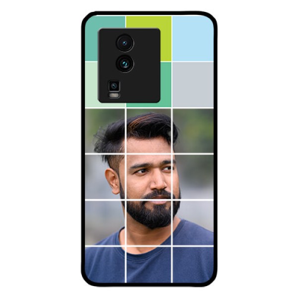 iQOO Neo 7 5G Photo Printing on Glass Case - with white box pattern iQOO Neo 7 5G Photo Printing on Glass Case - with white box pattern
