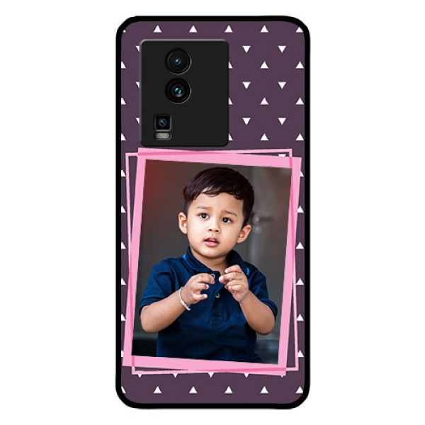 iQOO Neo 7 5G Custom Glass Mobile Case - Triangle Pattern Dotted Design iQOO Neo 7 5G Custom Glass Mobile Case - Triangle Pattern Dotted Design