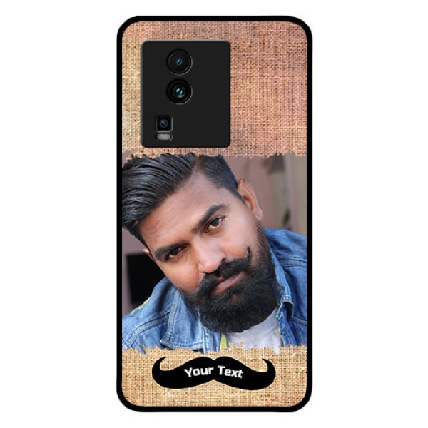 iQOO Neo 7 5G Personalized Glass Phone Case - with Texture Design