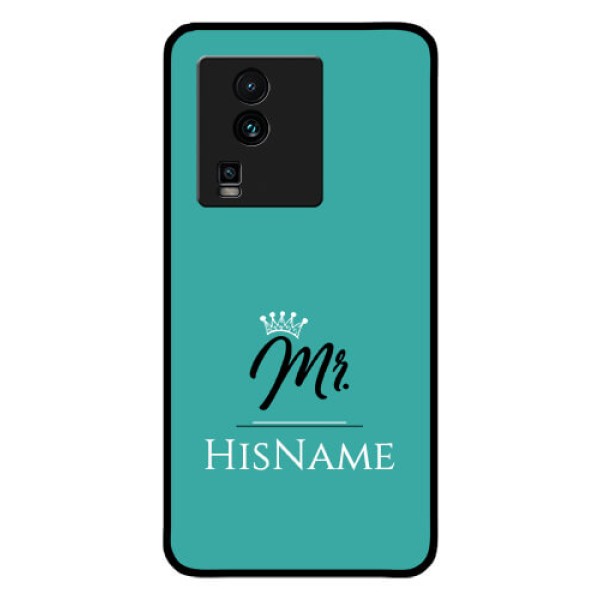 iQOO Neo 7 5G Custom Glass Phone Case Mr with Name