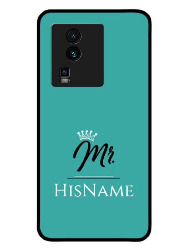 Custom iQOO Neo 7 5G Custom Glass Phone Case Mr with Name