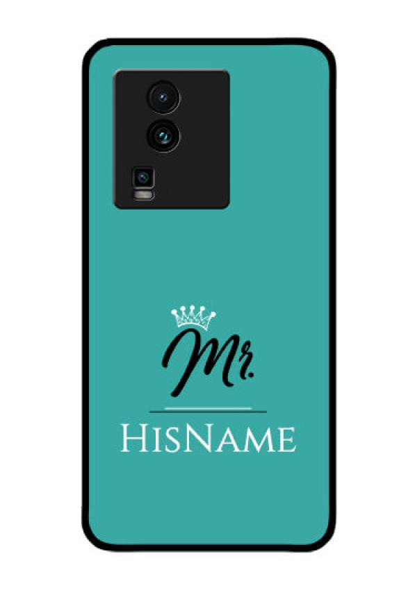 iQOO Neo 7 5G Custom Glass Phone Case Mr with Name