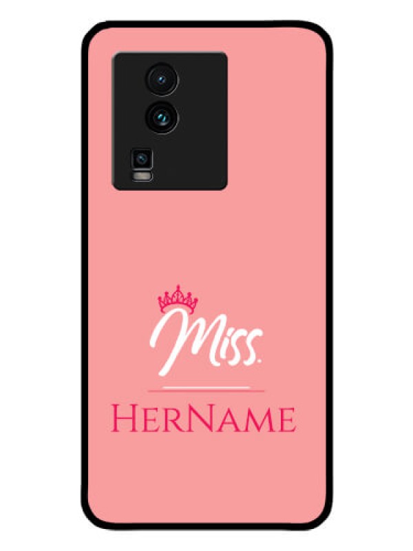 Custom iQOO Neo 7 5G Custom Glass Phone Case Mrs with Name