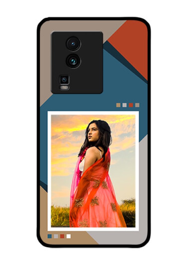 iQOO Neo 7 5G Personalized Glass Phone Case - Retro color pallet Design