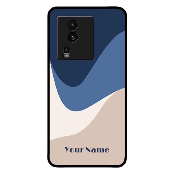 iQOO Neo 7 5G Custom Glass Phone Case - Abstract Drip Art Design