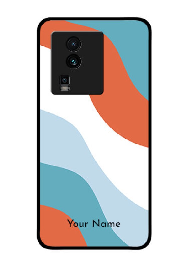iQOO Neo 7 5G Custom Glass Mobile Case - coloured Waves Design