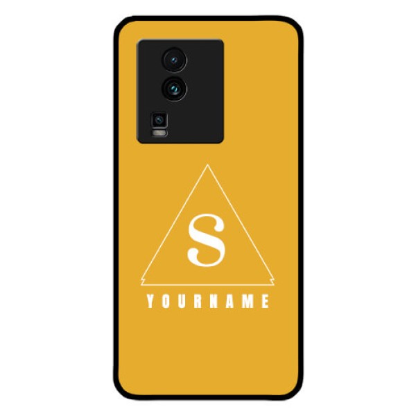 iQOO Neo 7 5G Personalized Glass Phone Case - simple triangle Design iQOO Neo 7 5G Personalized Glass Phone Case - simple triangle Design
