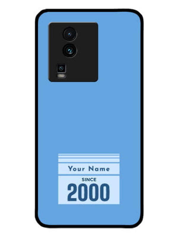 Custom iQOO Neo 7 5G Custom Glass Mobile Case - Custom Year of birth Design