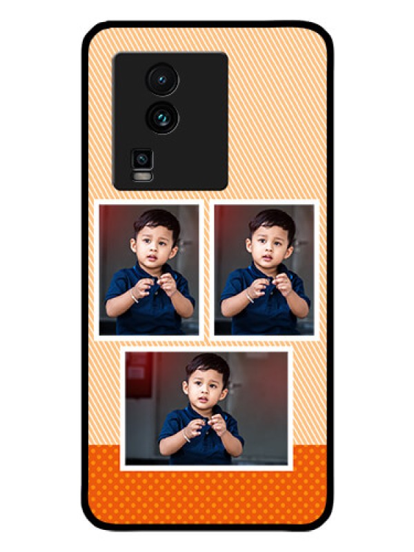 Custom iQOO Neo 7 Pro 5G Photo Printing on Glass Case - Bulk Photos Upload Design