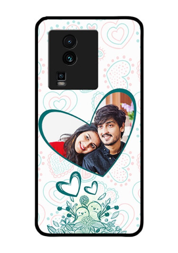 iQOO Neo 7 Pro 5G Photo Printing on Glass Case - Premium Couple Design
