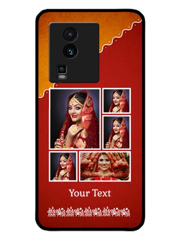 Custom iQOO Neo 7 Pro 5G Personalized Glass Phone Case - Wedding Pic Upload Design