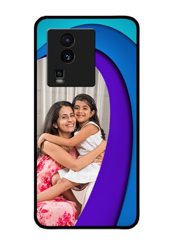 iQOO Neo 7 Pro 5G Photo Printing on Glass Case - Simple Pattern Design