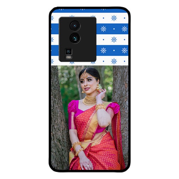 iQOO Neo 7 Pro 5G Photo Printing on Glass Case - Snow Pattern Design