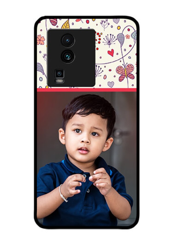 iQOO Neo 7 Pro 5G Custom Glass Mobile Case - Premium Floral Design
