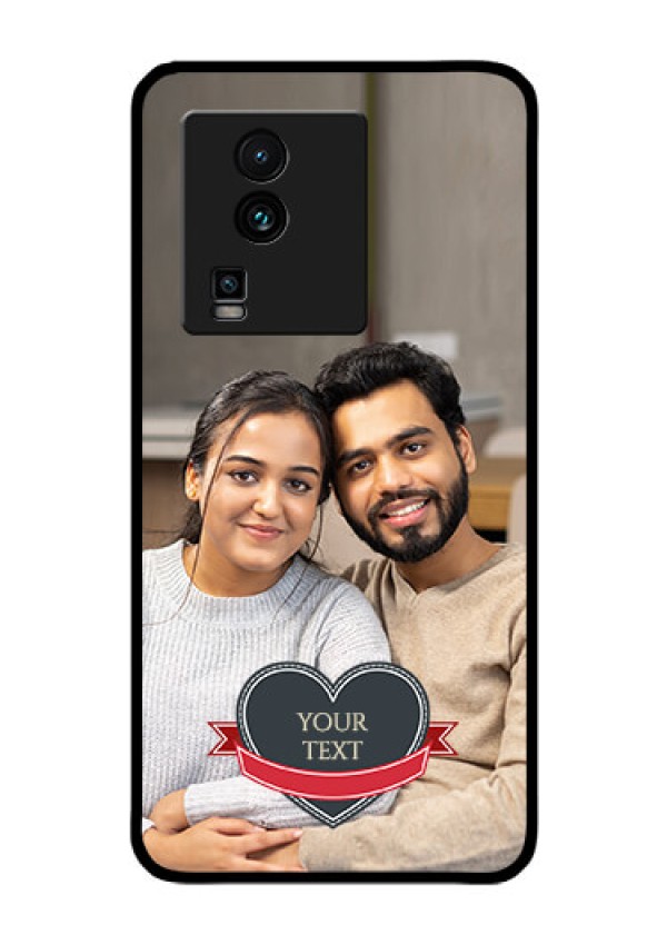 iQOO Neo 7 Pro 5G Custom Glass Phone Case - Just Married Couple Design