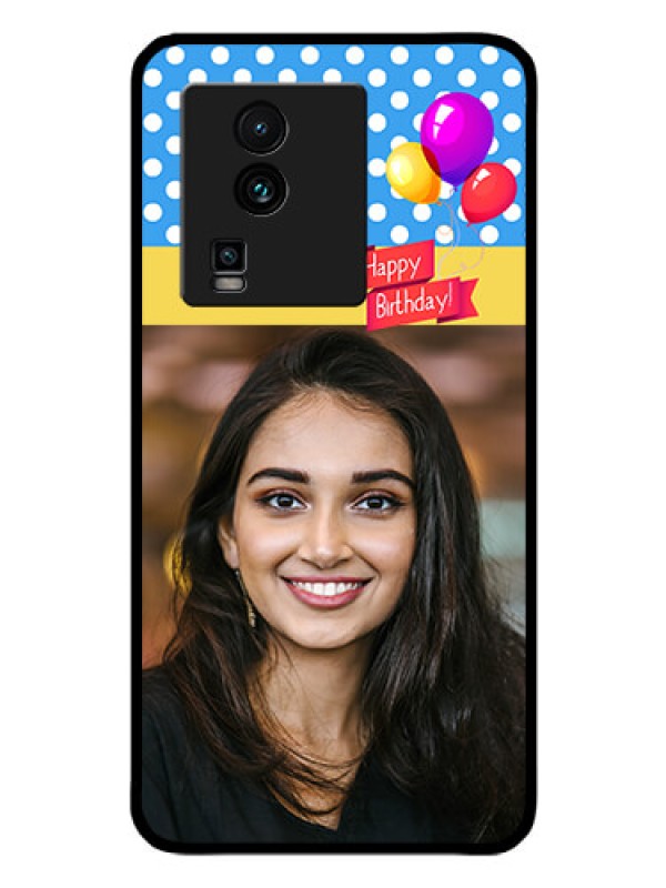 Custom iQOO Neo 7 Pro 5G Custom Glass Mobile Case - Happy Birthday Design