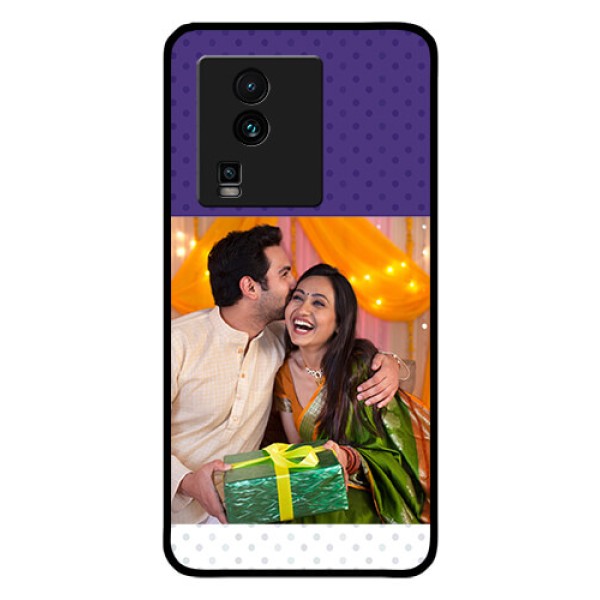 iQOO Neo 7 Pro 5G Personalized Glass Phone Case - Violet Pattern Design iQOO Neo 7 Pro 5G Personalized Glass Phone Case - Violet Pattern Design