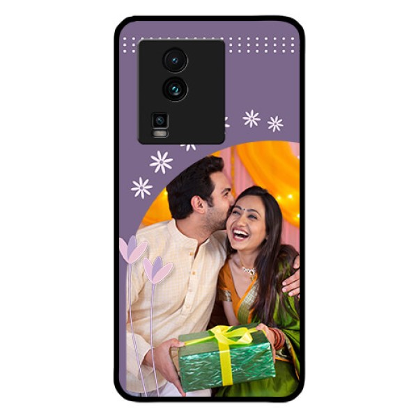 iQOO Neo 7 Pro 5G Custom Glass Mobile Case - Lavender flowers design