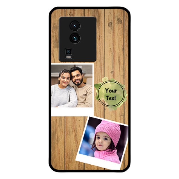 iQOO Neo 7 Pro 5G Custom Glass Phone Case - Wooden Texture Design