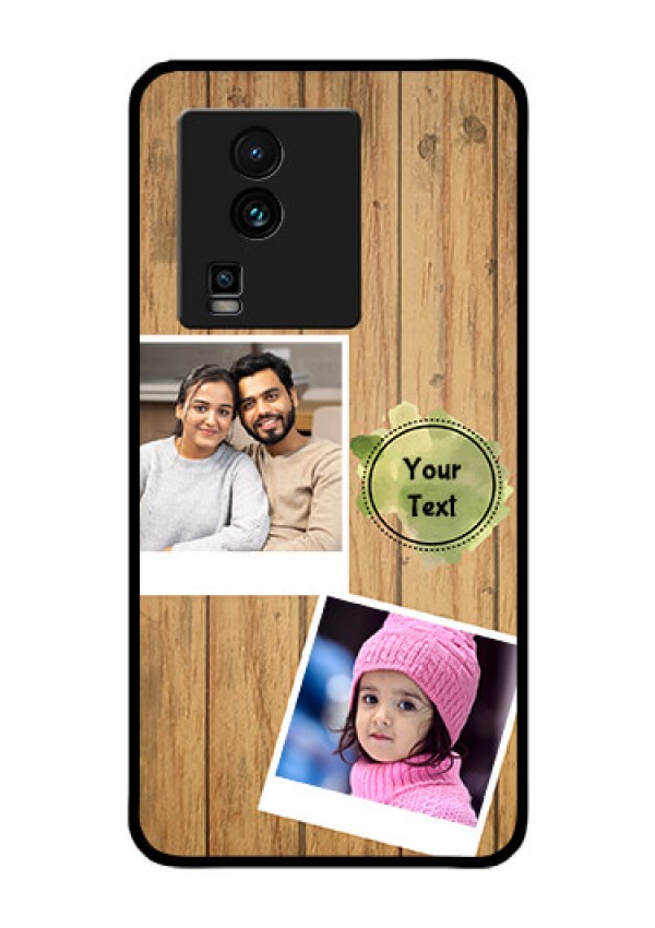 iQOO Neo 7 Pro 5G Custom Glass Phone Case - Wooden Texture Design