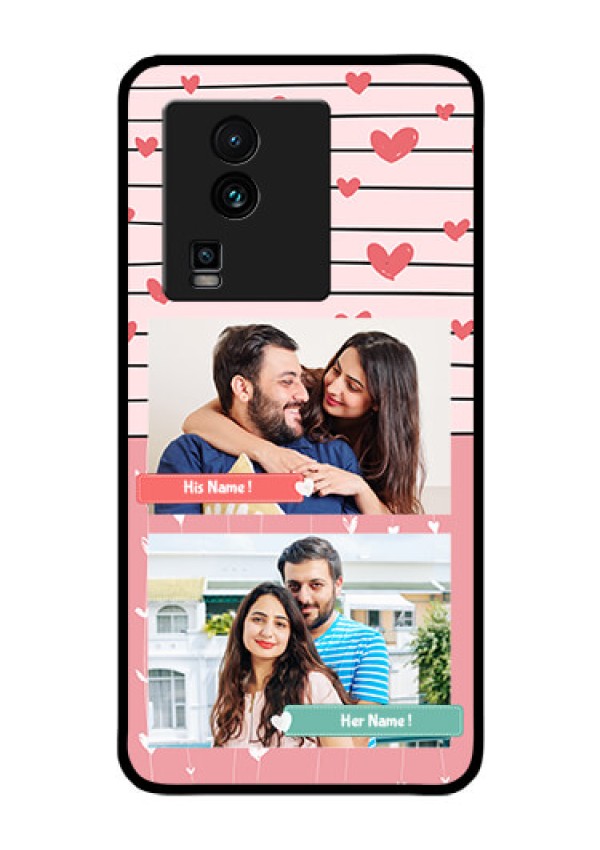 iQOO Neo 7 Pro 5G Custom Glass Mobile Case - Photo with Heart Design