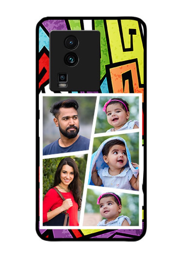 iQOO Neo 7 Pro 5G Custom Glass Phone Case - Graffiti pattern Design