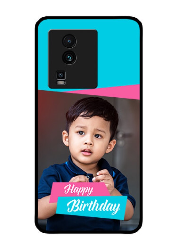 iQOO Neo 7 Pro 5G Personalized Glass Phone Case - Image Holder with 2 Color Design