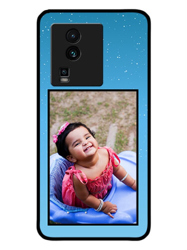 Custom iQOO Neo 7 Pro 5G Custom Glass Mobile Case - Wave Pattern Colorful Design