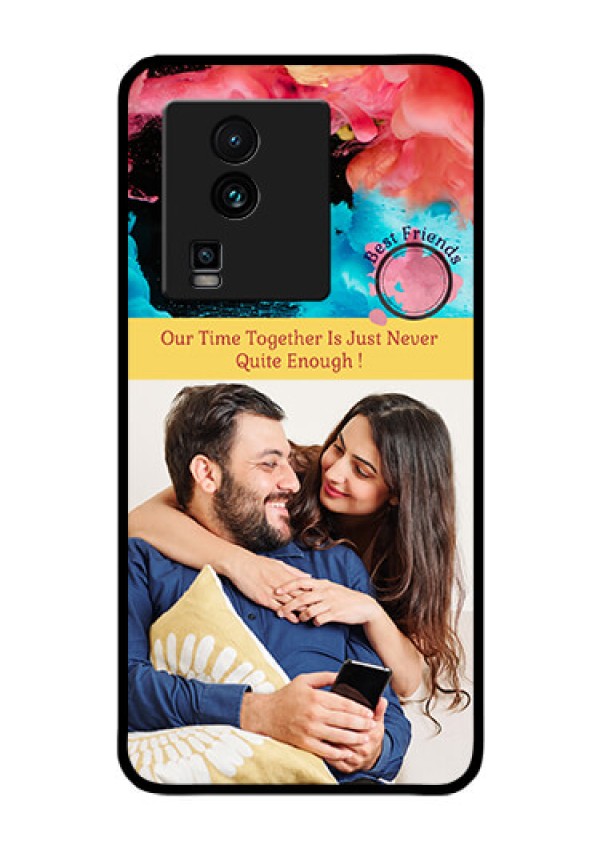 iQOO Neo 7 Pro 5G Custom Glass Mobile Case - Quote with Acrylic Painting Design