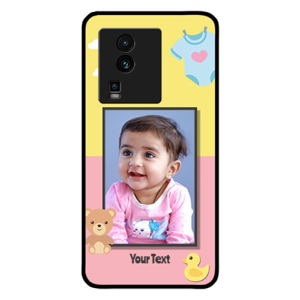 iQOO Neo 7 Pro 5G Photo Printing on Glass Case - Kids 2 Color Design
