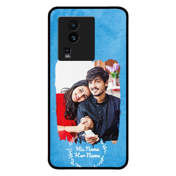 iQOO Neo 7 Pro 5G Custom Glass Phone Case - Blue Color Vintage Design iQOO Neo 7 Pro 5G Custom Glass Phone Case - Blue Color Vintage Design