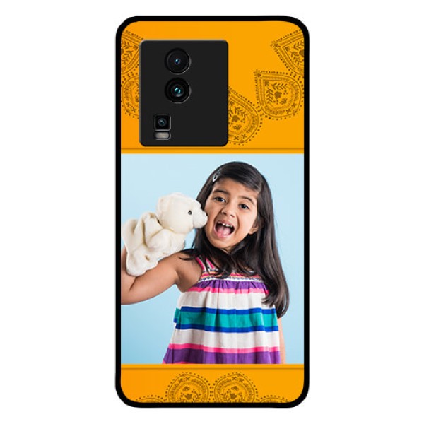 iQOO Neo 7 Pro 5G Personalized Glass Phone Case - Photo Wedding Design