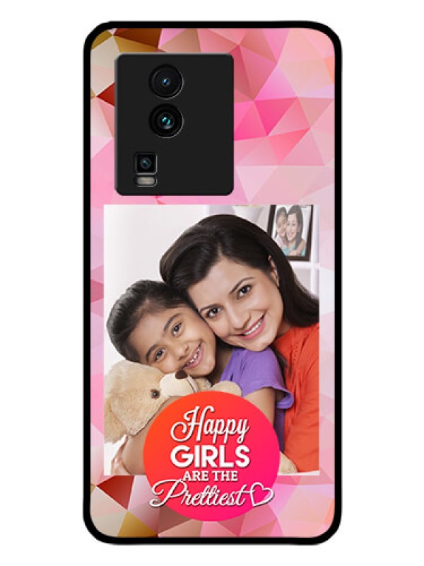 Custom iQOO Neo 7 Pro 5G Photo Printing on Glass Case - Abstract Triangle Design