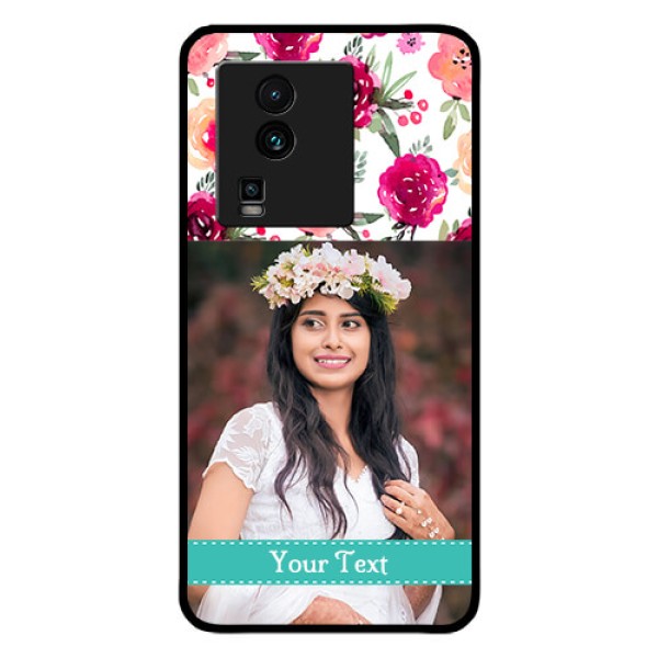 iQOO Neo 7 Pro 5G Custom Glass Phone Case - Watercolor Floral Design iQOO Neo 7 Pro 5G Custom Glass Phone Case - Watercolor Floral Design