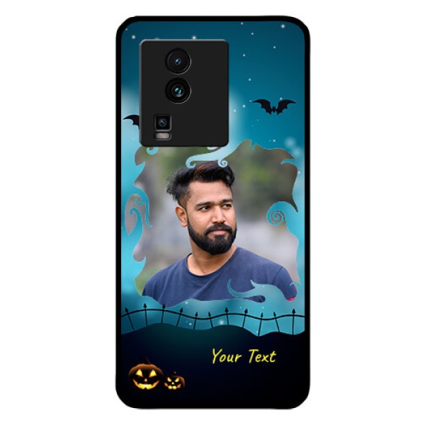 iQOO Neo 7 Pro 5G Custom Glass Phone Case - Halloween frame design