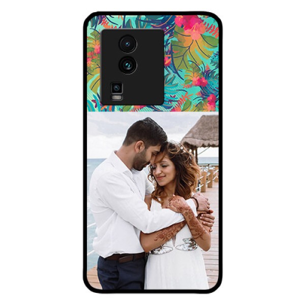 iQOO Neo 7 Pro 5G Photo Printing on Glass Case - Watercolor Floral Design iQOO Neo 7 Pro 5G Photo Printing on Glass Case - Watercolor Floral Design