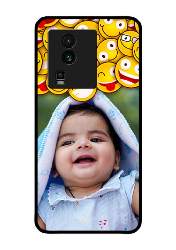 iQOO Neo 7 Pro 5G Custom Glass Mobile Case - with Smiley Emoji Design