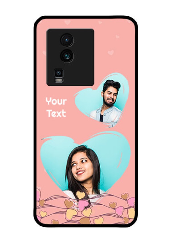 iQOO Neo 7 Pro 5G Custom Glass Mobile Case - Love Doodle Design